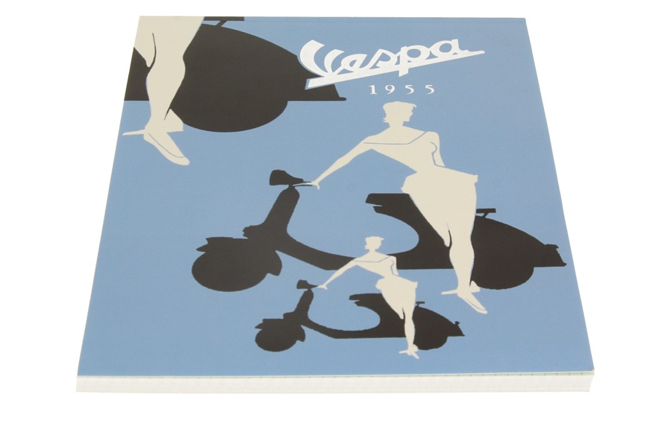 Bloc-notes Vespa DIN A4, Vespa 1955
