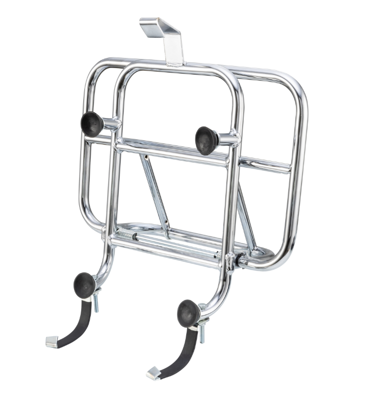 Porte-bagages avant pour Vespa GTS/GTS Super/GTV/GT 60/GT/GT L 125-300ccm, pliable, chrome