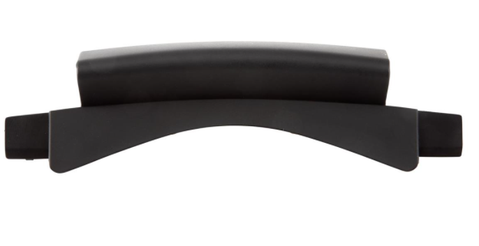Connecteur tube mono fente bouclier de jambe noir mat pour Vespa Primavera/Sprint 50-150ccm