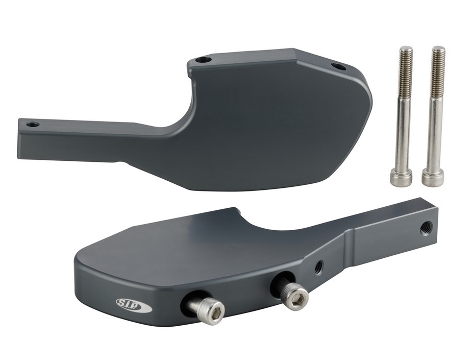 Adaptateur de repose-pieds passager pour Vespa GTS/GTS Super/GTV/GT 60/GT/GT L 125-300ccm, gris mat