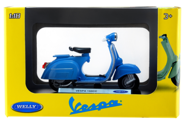 Modèle Vespa 150 (1970), bleu clair