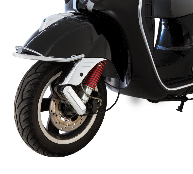 Pare-chocs aile avant pour Vespa GTS /GTS Super /GTV /GT 60 /GT /GT L, 125-300ccm, chrome