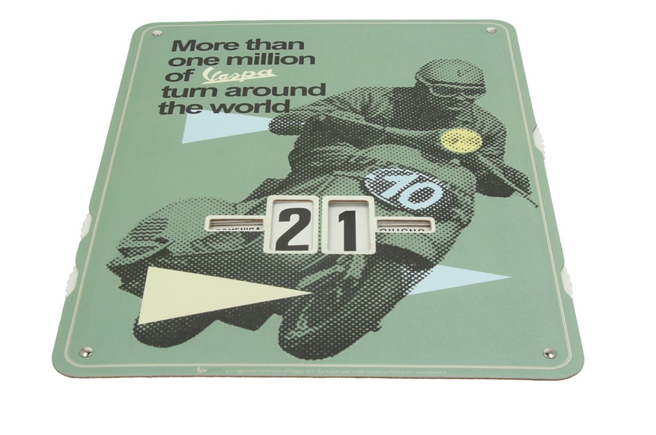 Calendrier sans fin Vespa