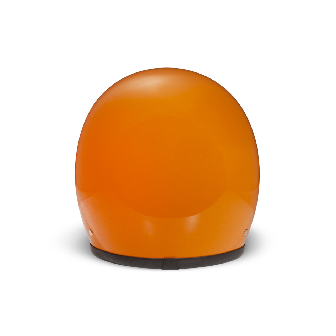 Casque intégral DMD Retro, orange brillant, fibre de verre, ECE 22.06
