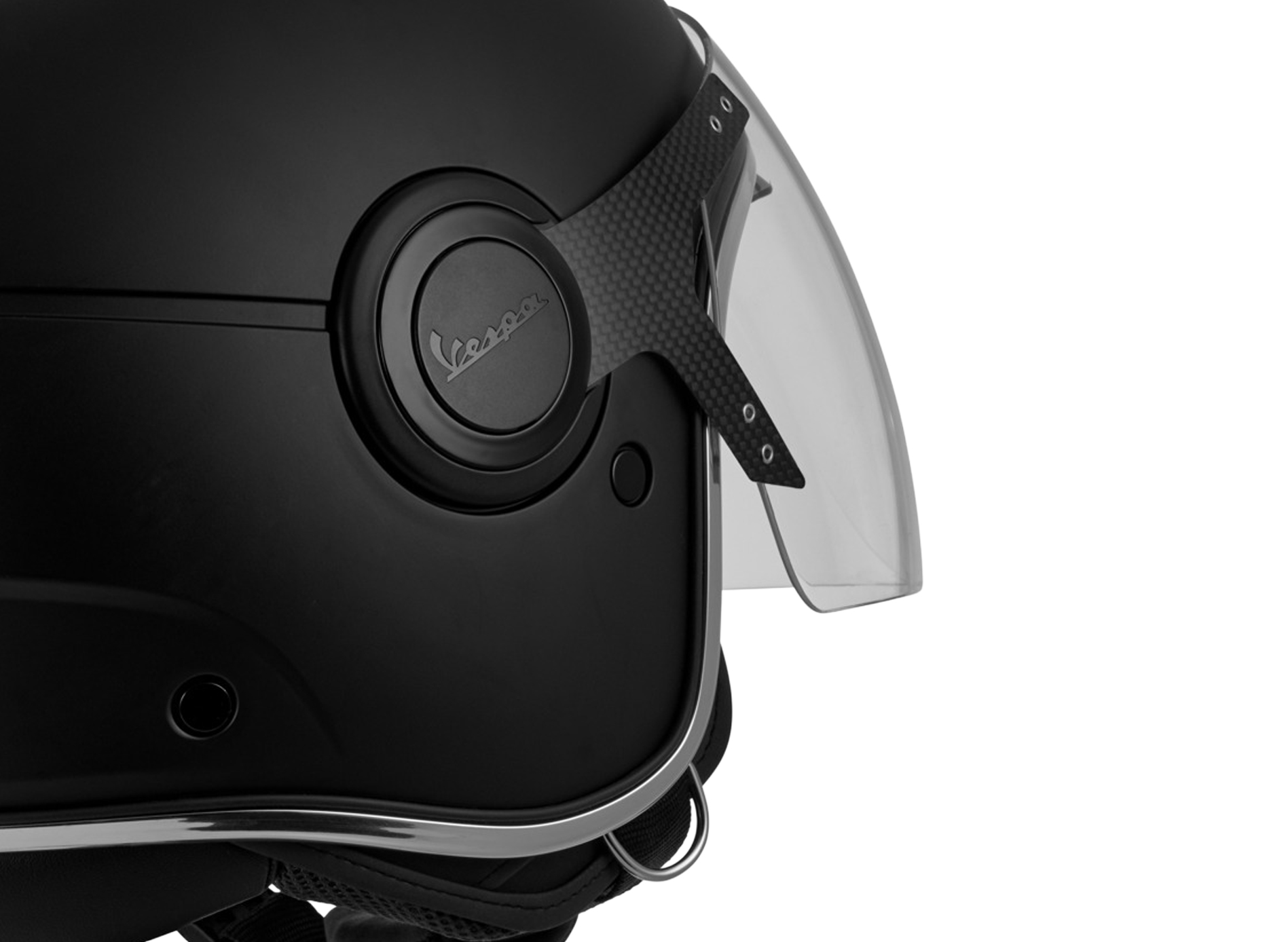 Vespa casque jet, Vespa Argentario, noir