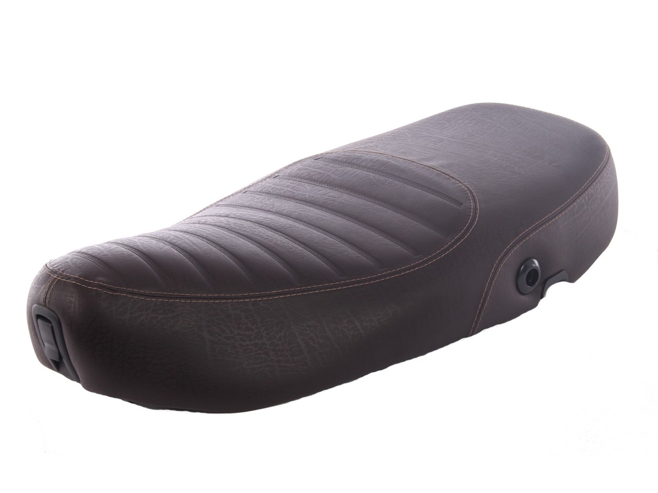 Selle Vespa matelassée marron foncé pour LX 50-150cc Touring, ET2/ET4 /LX/LXV/S 50-150ccm-