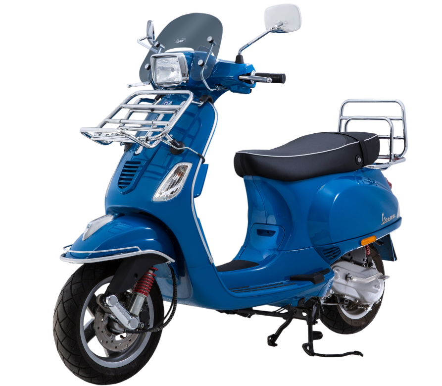 Porte-bagages avant pour Vespa S 50-150ccm, pliable, chrome