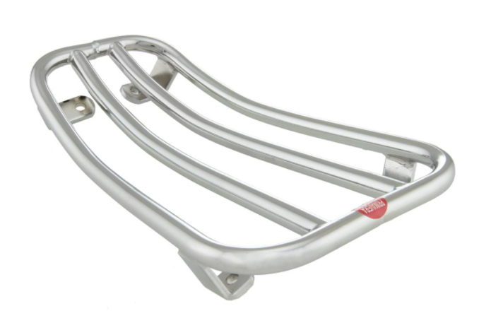 Porte-bagages passe-partout chromé pour Vespa Primavera/Sprint 50-150ccm