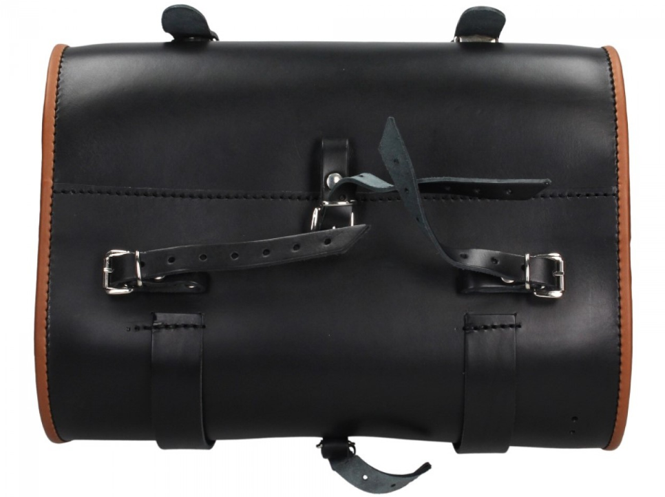 Sac en cuir Vespa d'origine - noir