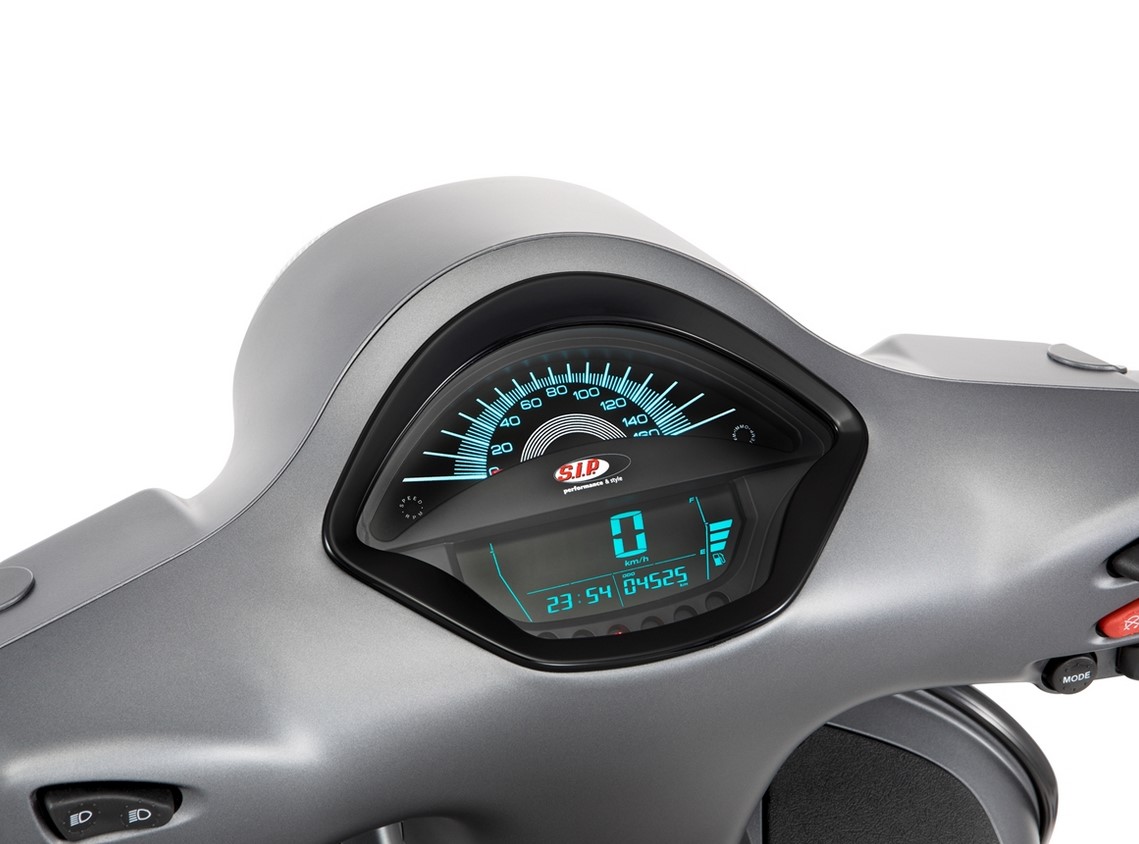 Compte-tours/tachymètre pour Vespa GTS/GTS Super 300ccm FL ('14-), noir