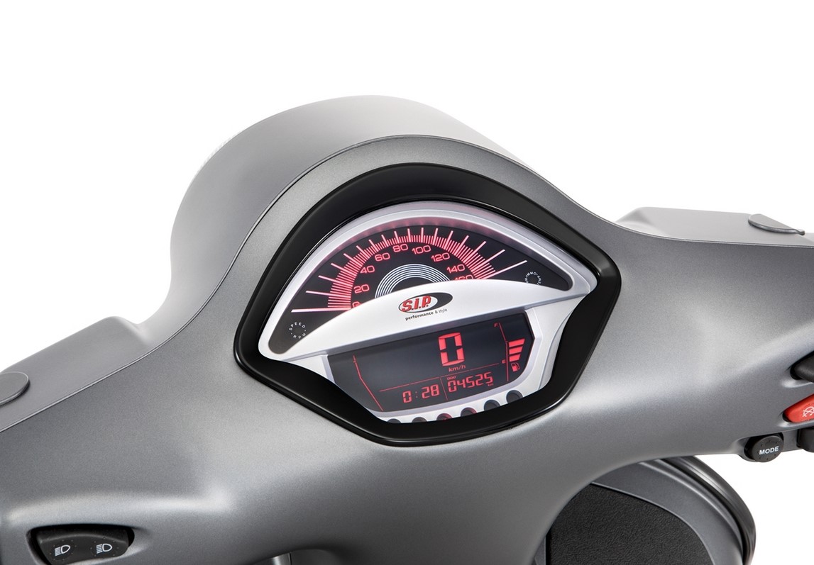 Compte-tours/tachymètre pour Vespa GTS/GTS Super 300ccm FL ('14-), argenté