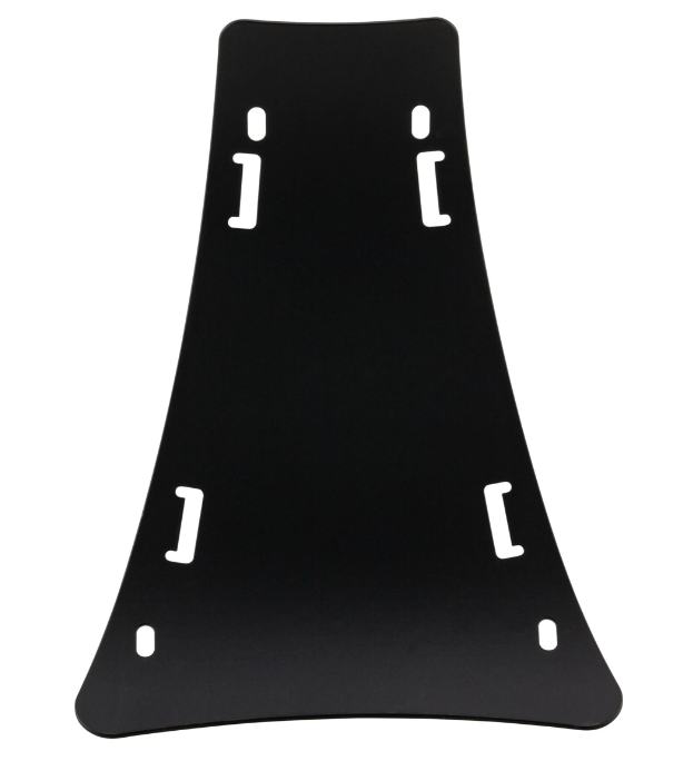 Porte-bagages traversant Footplate 2.0 pour Vespa GTS/GTS Super/GTV/GT, noir mat