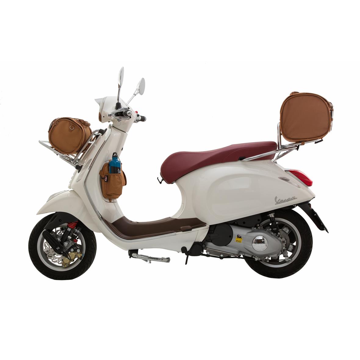 Sac "Classic" grand pour porte-bagages pour Vespa - marron, nylon