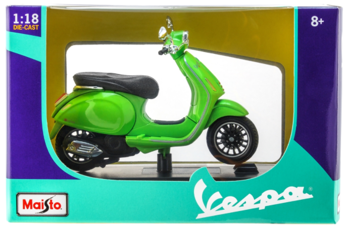 Modèle Vespa GTS 300, vert clair