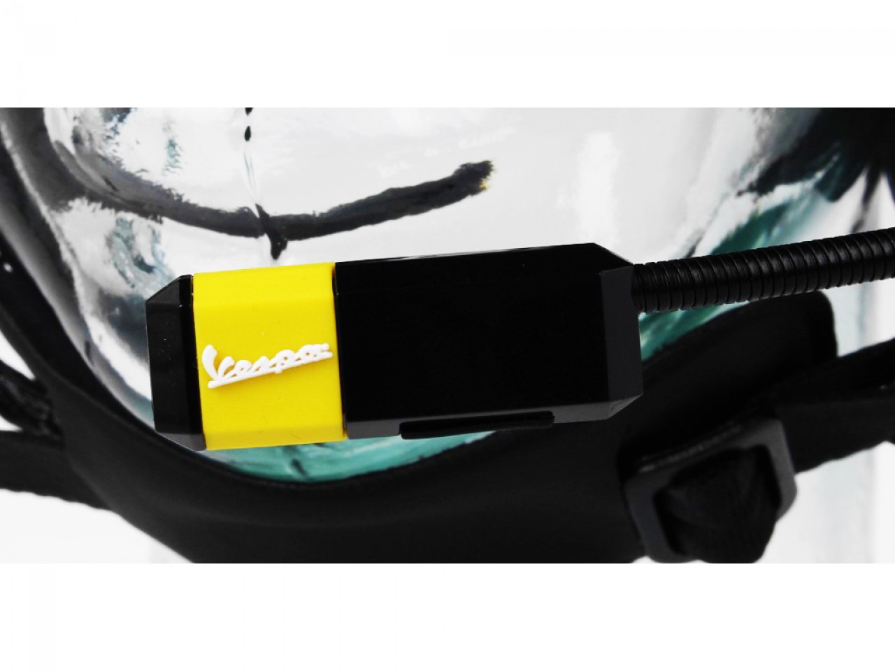Casque jet Vespa visière 3.0 Bluetooth noir