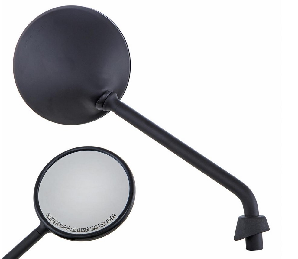 Rétroviseur pour Vespa LX/LXV/S/GTS/GTS Super/GTV/GT 60/GT/GT L 50-300ccm, noir mat, droite
