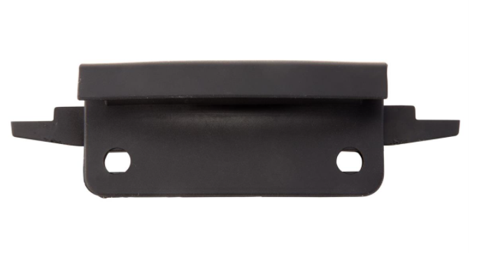 Connecteur tube mono fente bouclier de jambe noir mat pour Vespa Primavera/Sprint 50-150ccm