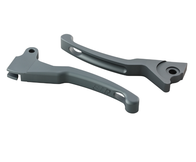 Kit levier de frein sport Shorty pour Vespa LX /LXV /S /Primavera /Sprint 50-150ccm, gris mat