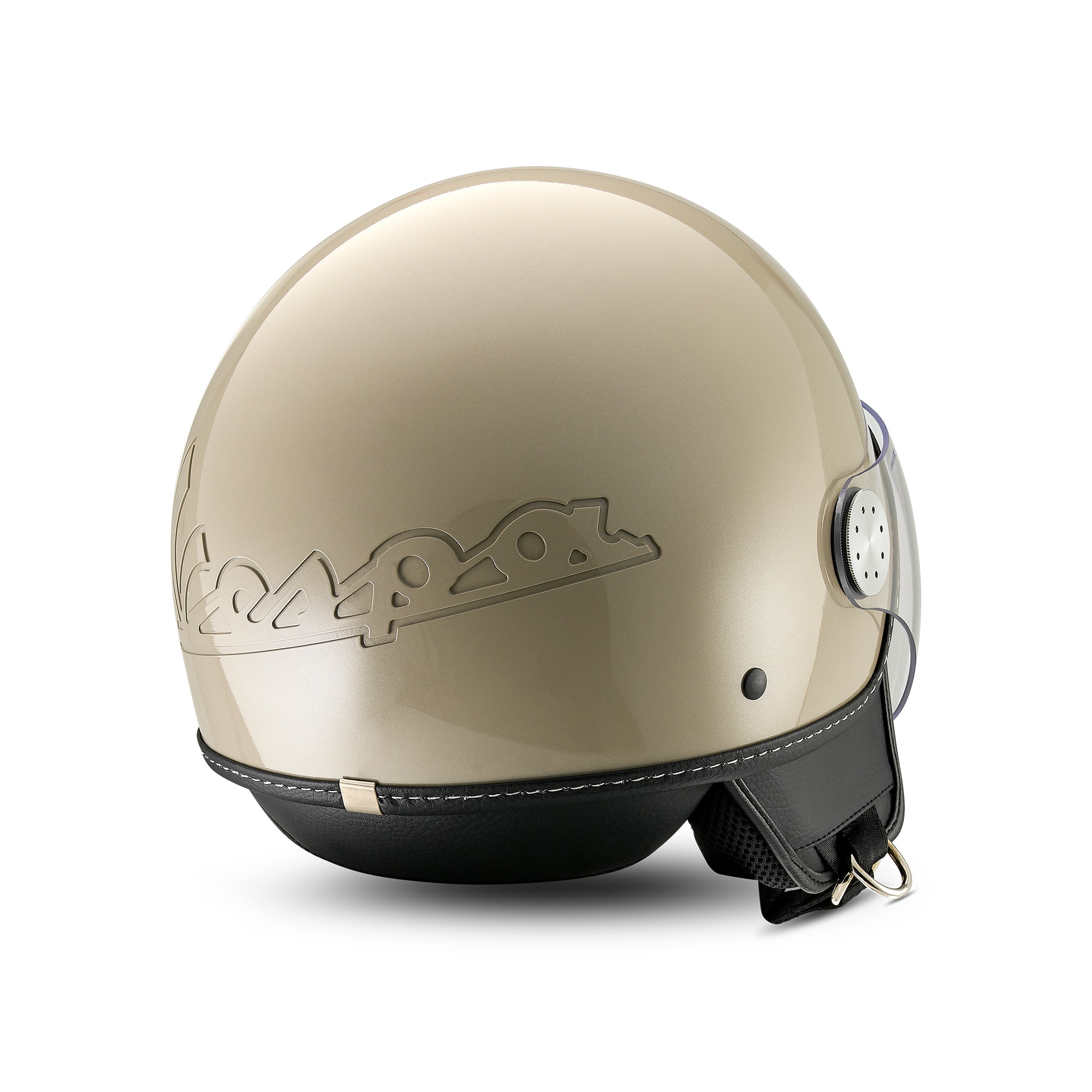 Vespa casque jet visor 4.0 orange impolsivo