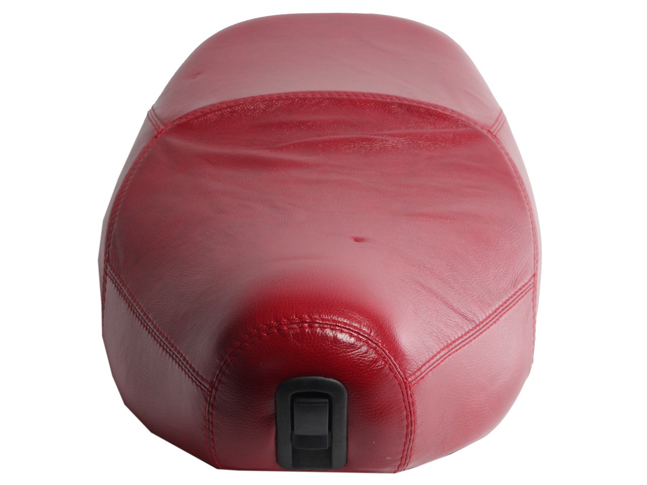 Selle Vespa cuir véritable rouge pour LX 50-150cc Touring, ET2/ET4 /LX/LXV/S 50-150ccm-