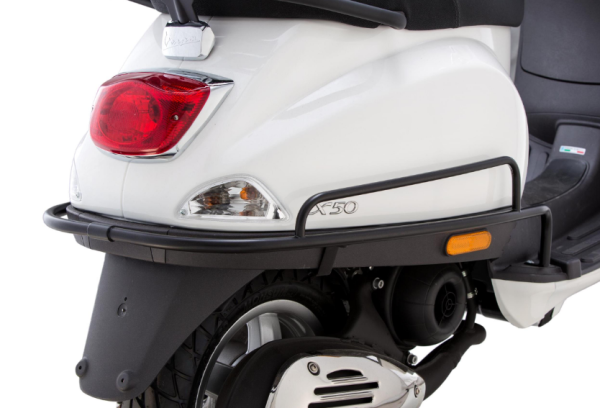 Arceau de protection latéral pour Vespa LX/LXV/S 50-150ccm, noir