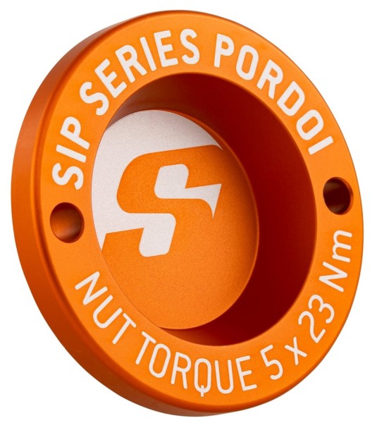Capuchon anti-poussière jante avant 13" pour Vespa GTS/​GTS Super/​GTV/​GT 125-300ccm, orange mat