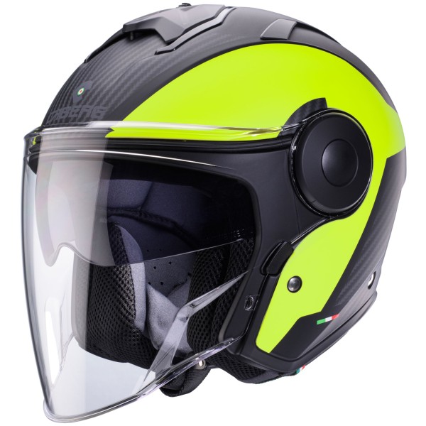Caberg casque Soho Milano noir mat/fluo-jaune