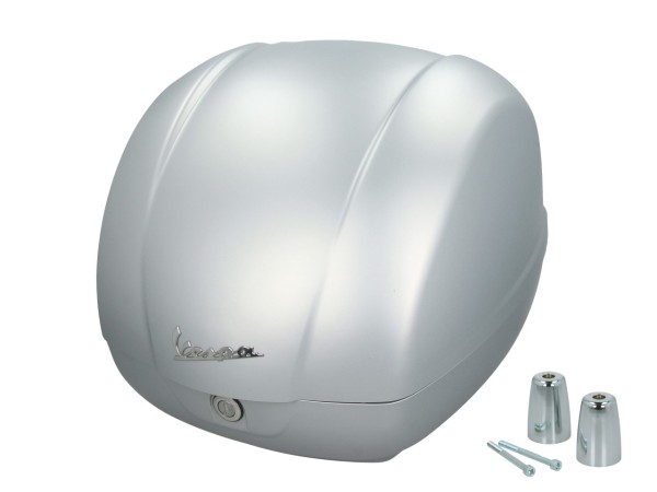 Top case d'origine 36 L gris clair G23 pour Vespa GTS 125/310 et GTV 310