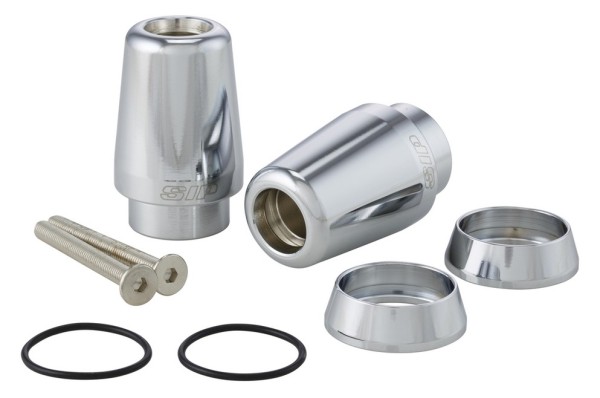 Masses d'extrémité de guidon pour Vespa GTS/​GTS Super/​GTV/​GT 60/​GT/​GT L 125-300ccm, chrome