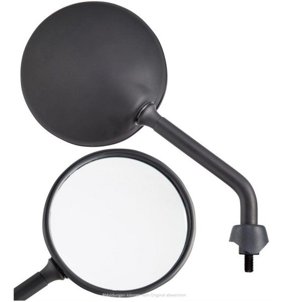 Rétroviseur court noir mat, droite et gauche pour Vespa GTS /​ GTS Super HPE 125/​300 ('19-)