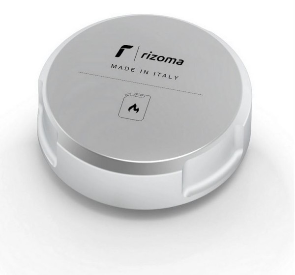 Bouchon de réservoir RIZOMA pour Vespa, argenté