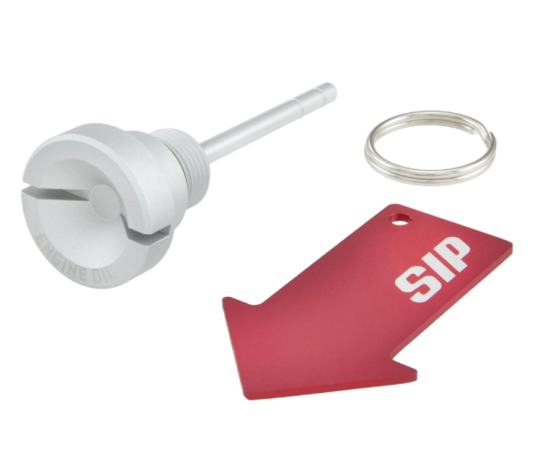 Bouchon de remplissage d'huile moteur pour Vespa GTS Super 125ccm 4T LC Euro 3 (09-16), argent mat