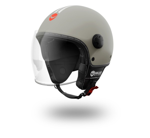 Helmo Milano Demi Jet Veloce gris mat