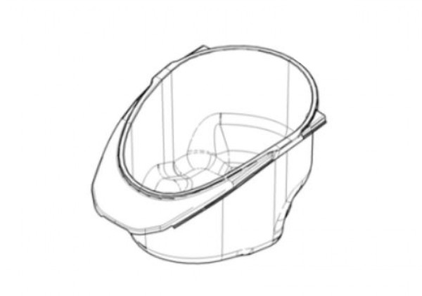 Compartiment pour casque Vespa Elettrica (45 / 70)