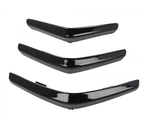 Grille de ventilation noir brillant pour Vespa Sprint