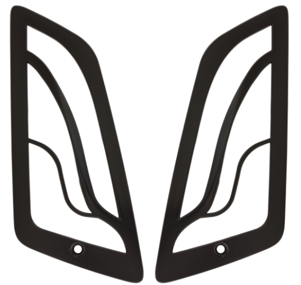 Grille de clignotant droite et gauche, avant pour Vespa GTS/​GTS Super/​GTV/​GT 60/​GT/​GT L, noir mat