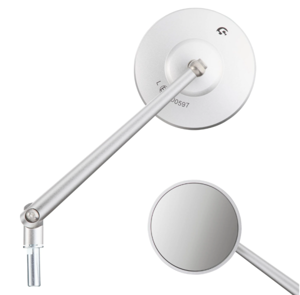 Rétroviseur standard gauche ou droit pour Vespa PX 125-200ccm, aluminium mat