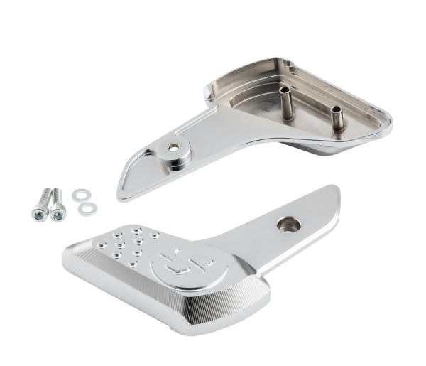 Repose-pieds droit et gauche pour Vespa Primavera /Sprint 50-150ccm 2T/4T AC, chrome
