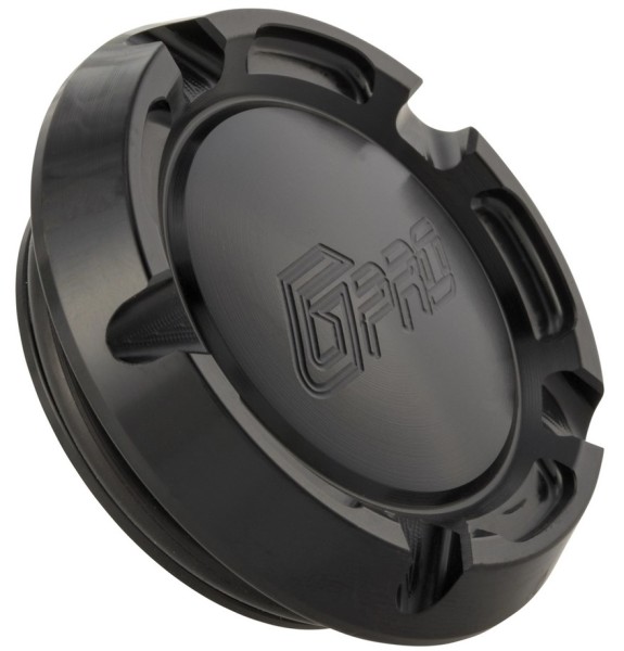 Cabochon de moyeu jante avant G-PRO MK II pour Vespa, noir