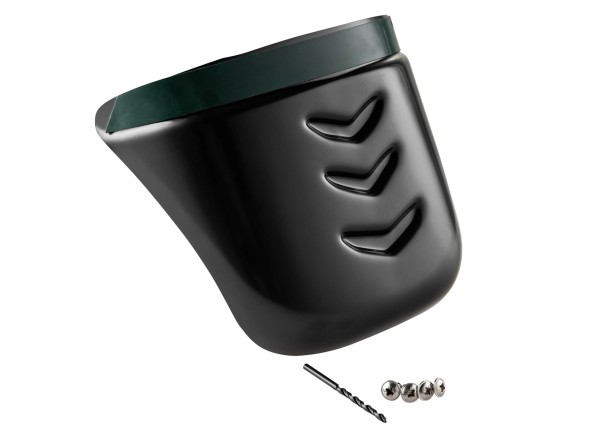 Protection anti-éclaboussures SLUK Guard noir brillant pour Vespa GTS/GTS Super 125/300ccm (`22-)