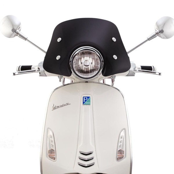 Pare-brise Ermax Piccolo pour Vespa Primavera - teinté noir