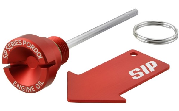 Vis de remplissage d'huile moteur pour Vespa GTS/​GTS Super/​GTV 300ccm HPE, rouge mat