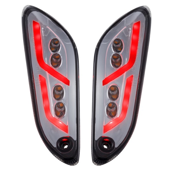 Kit clignotant arrière gauche / droit LED teinté pour Vespa Primavera /​ Sprint 50-150cc SIP Style