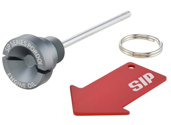 Vis de remplissage d'huile moteur pour Vespa GTS/​GTS Super/​GTV 300cc HPE, gris mat