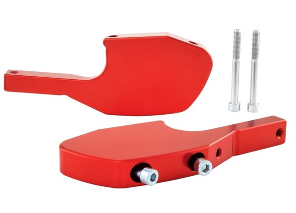 Adaptateur repose-pieds passager pour Vespa GTS/​GTS Super/​GTV/​GT 60/​GT/​GT L 125-300ccm, rouge