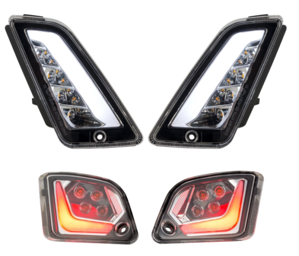Kit clignotants avant et arrière pour Vespa GTS/​GTS Super/​GTV 125-300ccm ('14-), clair