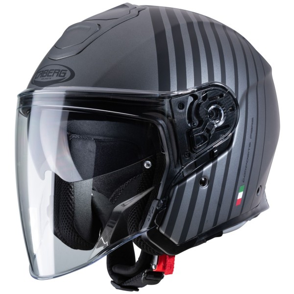 Caberg casque Flyon Bakari, matt-gun/noir