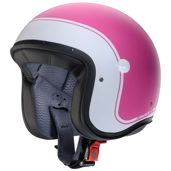 Caberg casque Freeride X Imola mat-fuchsia/blanc