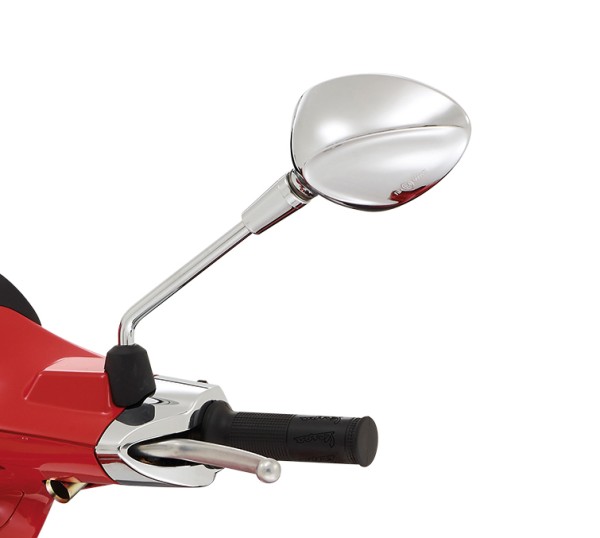 Rétroviseur gauche chromé pour Vespa Sprint 50-150ccm 2T/​4T