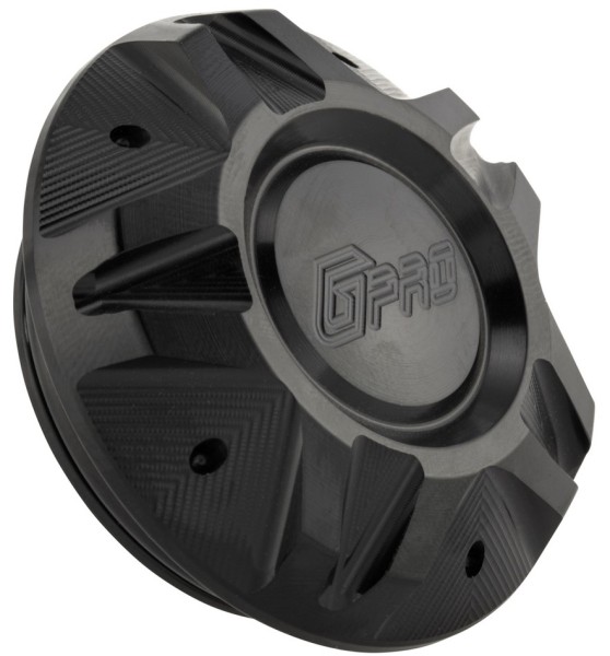 Cabochon de moyeu jante avant G-PRO MK I pour Vespa, noir